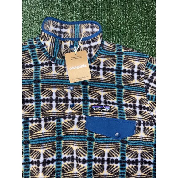 PATAGONIA LIGHTWEIGHT SYNCHILLA SNAP T PULLOVER Size X-Small Snow Beam - Picture 3 of 9